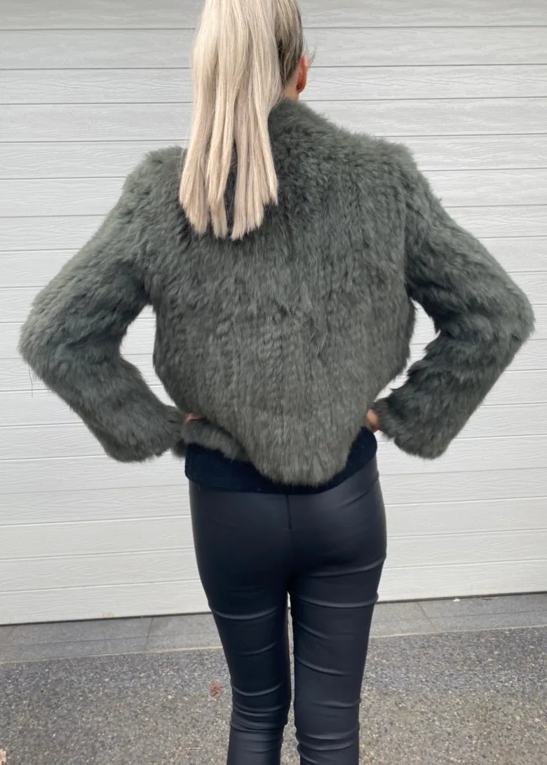 Ada Fur Jacket - Green