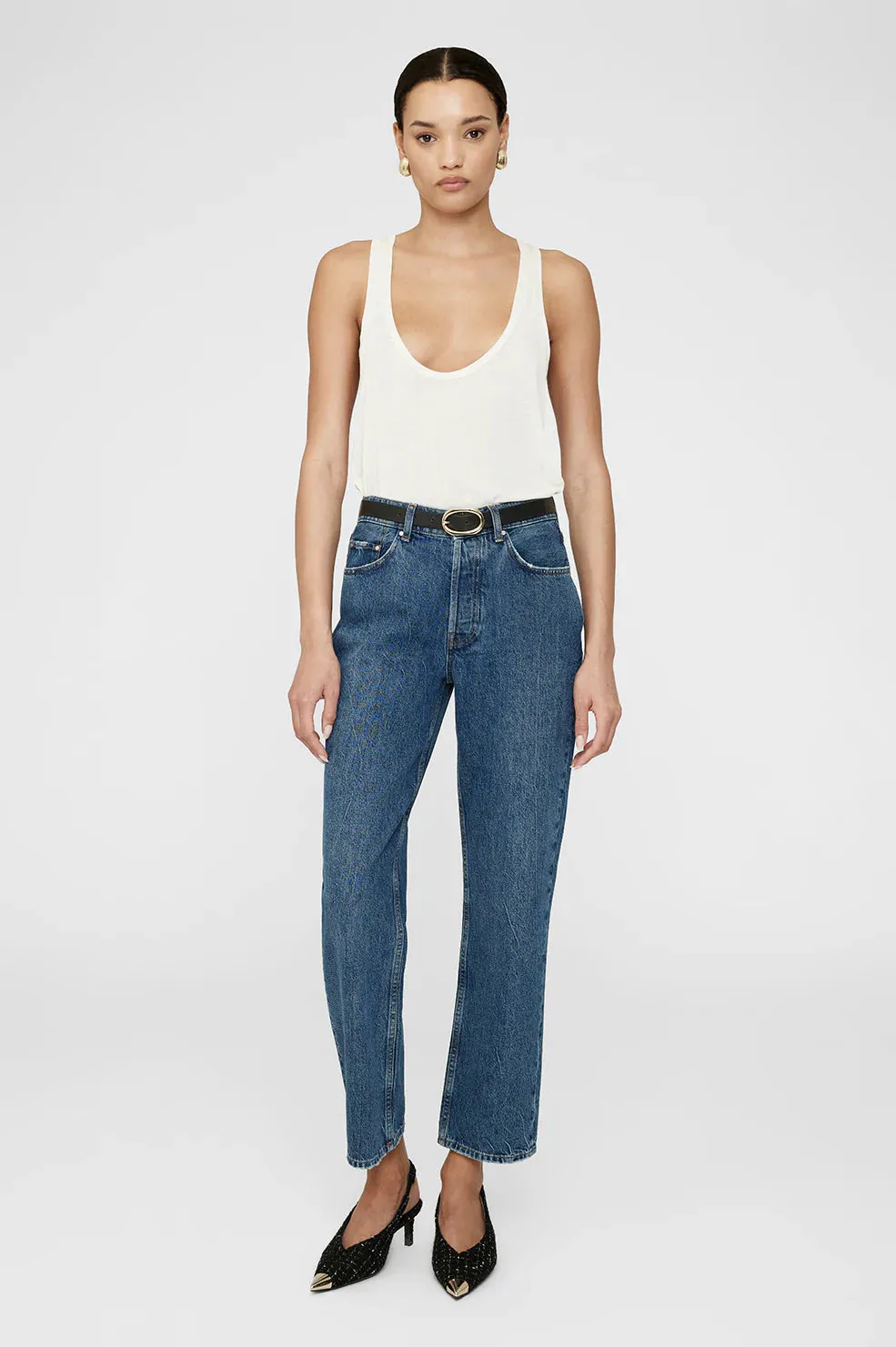Anine Bing BENSON JEAN - MARINE BLUE