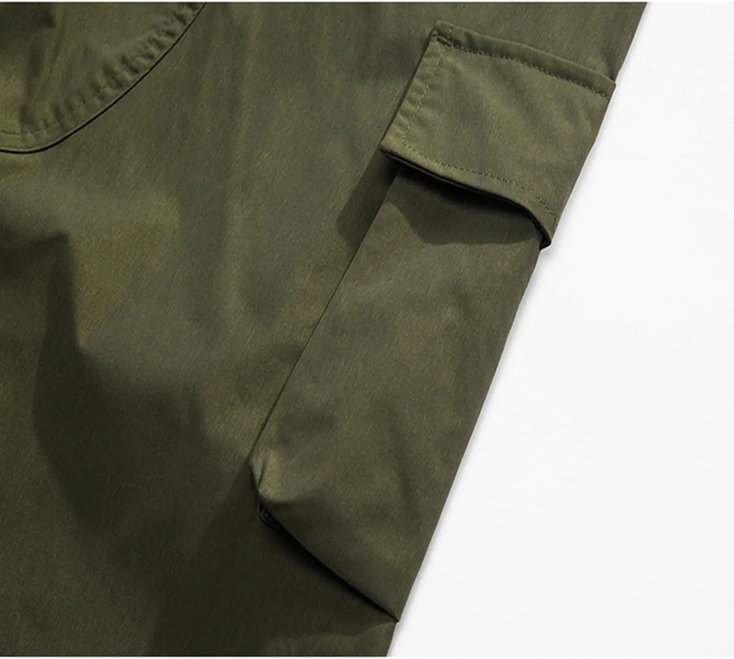 Cambkatl Men's Wide Leg Baggy Cargo Pants Trendy Casual Parachute Pant Loose Fit Joggers with Pockets for Streetwear