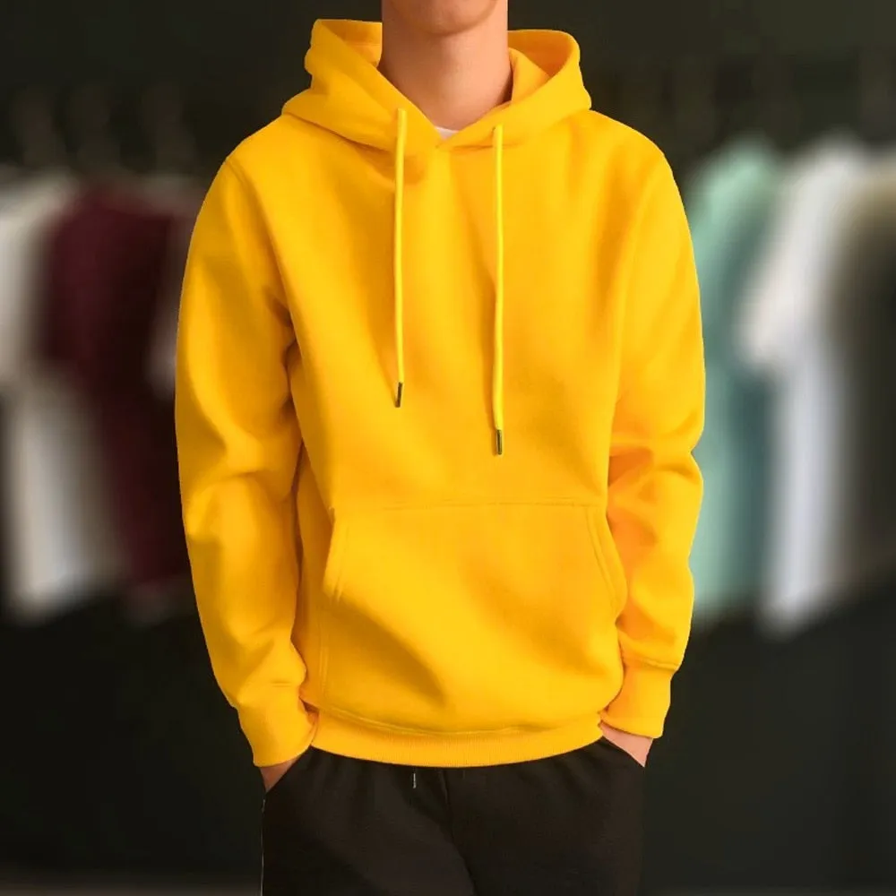Casual Loose Pocket Hooded