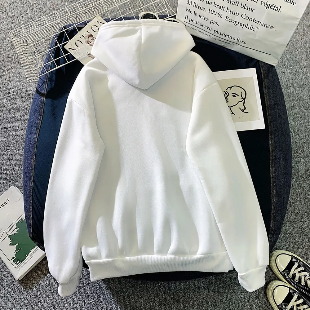 Casual Loose Pocket Hooded
