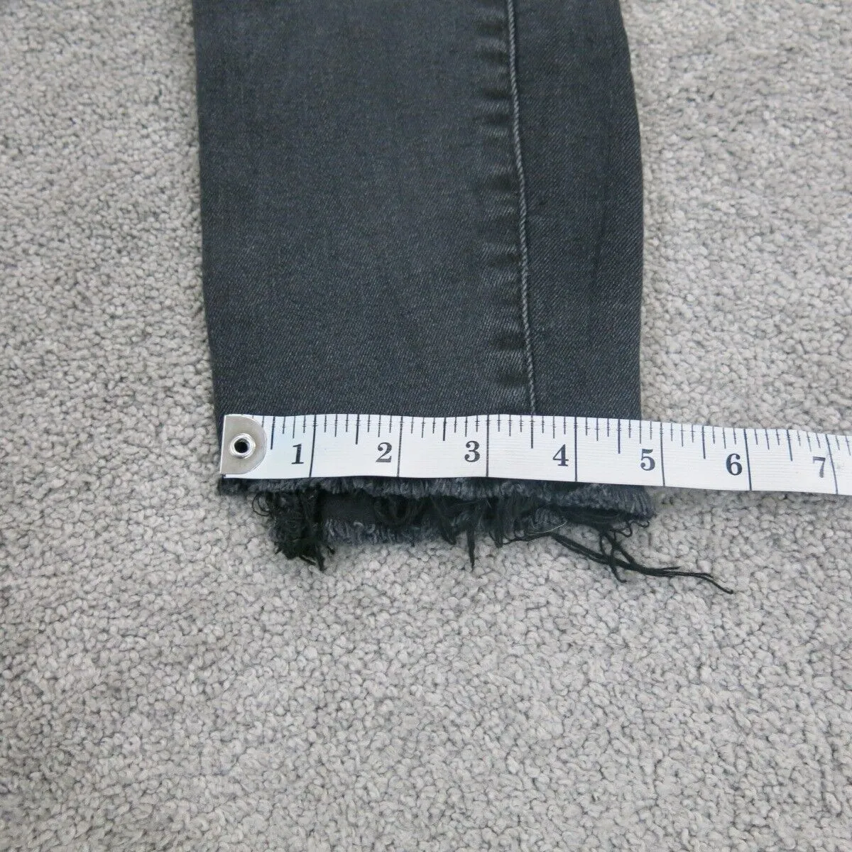 Gap Womens Universal Legging Denim Jeans Stretch Mid Rise Black Size 27/4 Reg