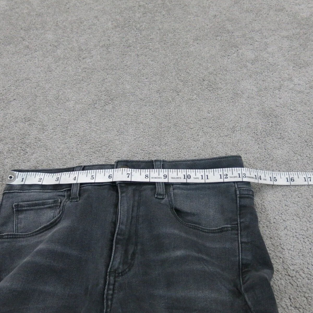 Gap Womens Universal Legging Denim Jeans Stretch Mid Rise Black Size 27/4 Reg