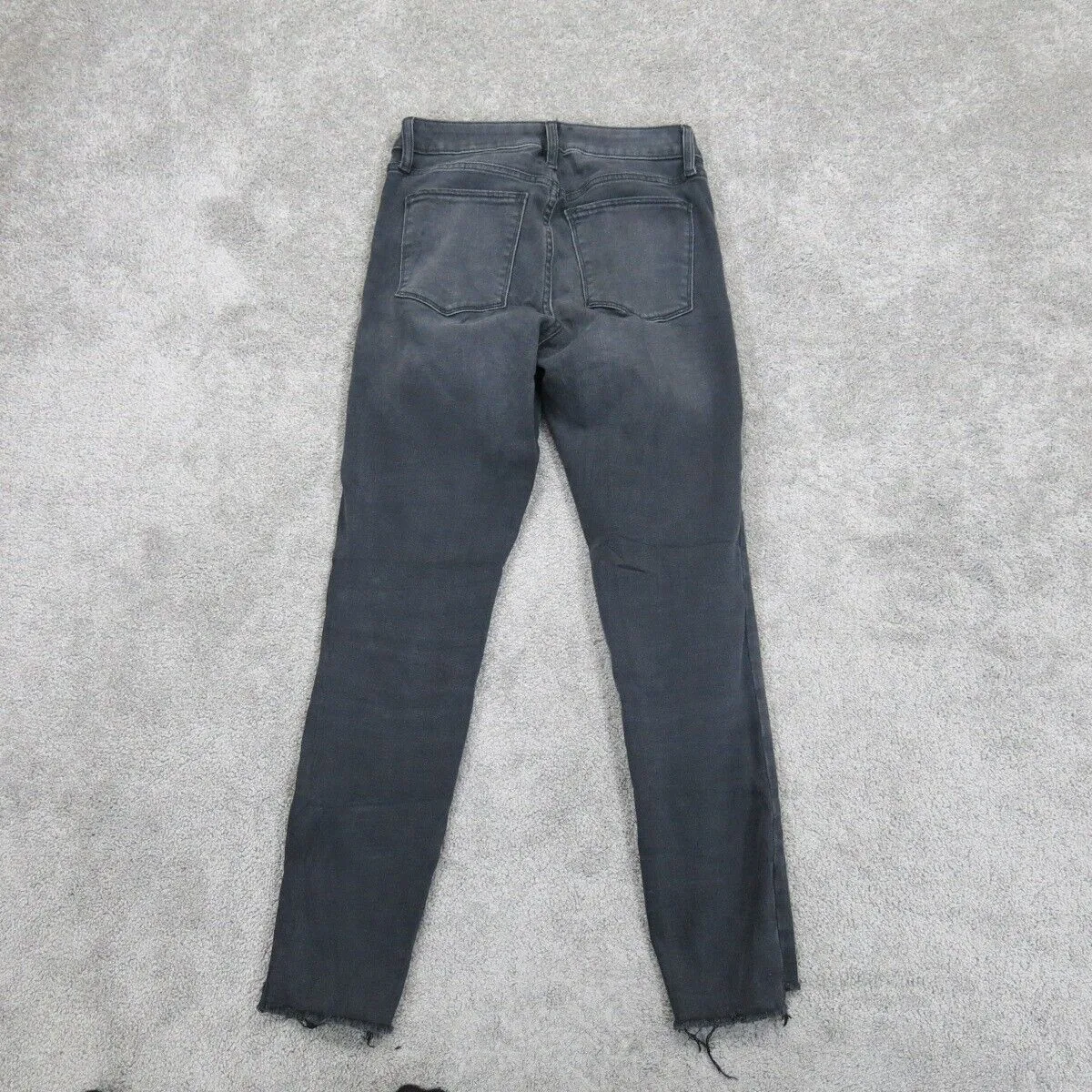 Gap Womens Universal Legging Denim Jeans Stretch Mid Rise Black Size 27/4 Reg