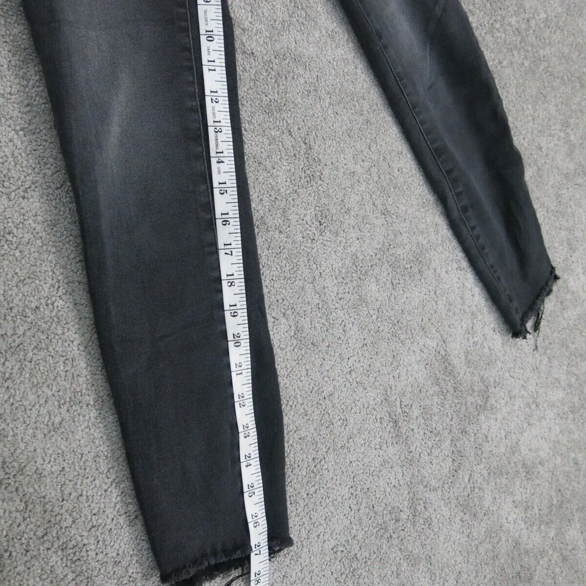 Gap Womens Universal Legging Denim Jeans Stretch Mid Rise Black Size 27/4 Reg