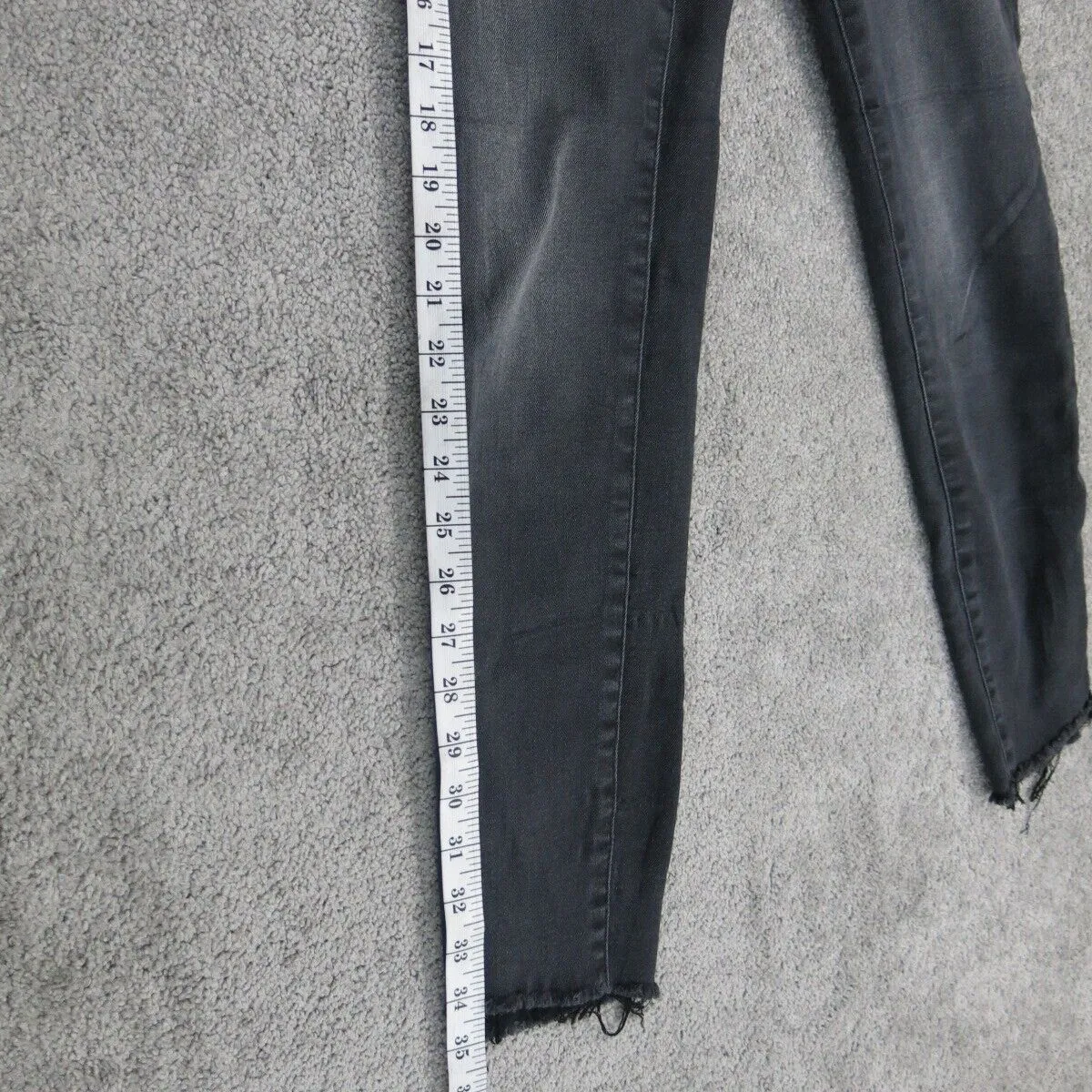 Gap Womens Universal Legging Denim Jeans Stretch Mid Rise Black Size 27/4 Reg