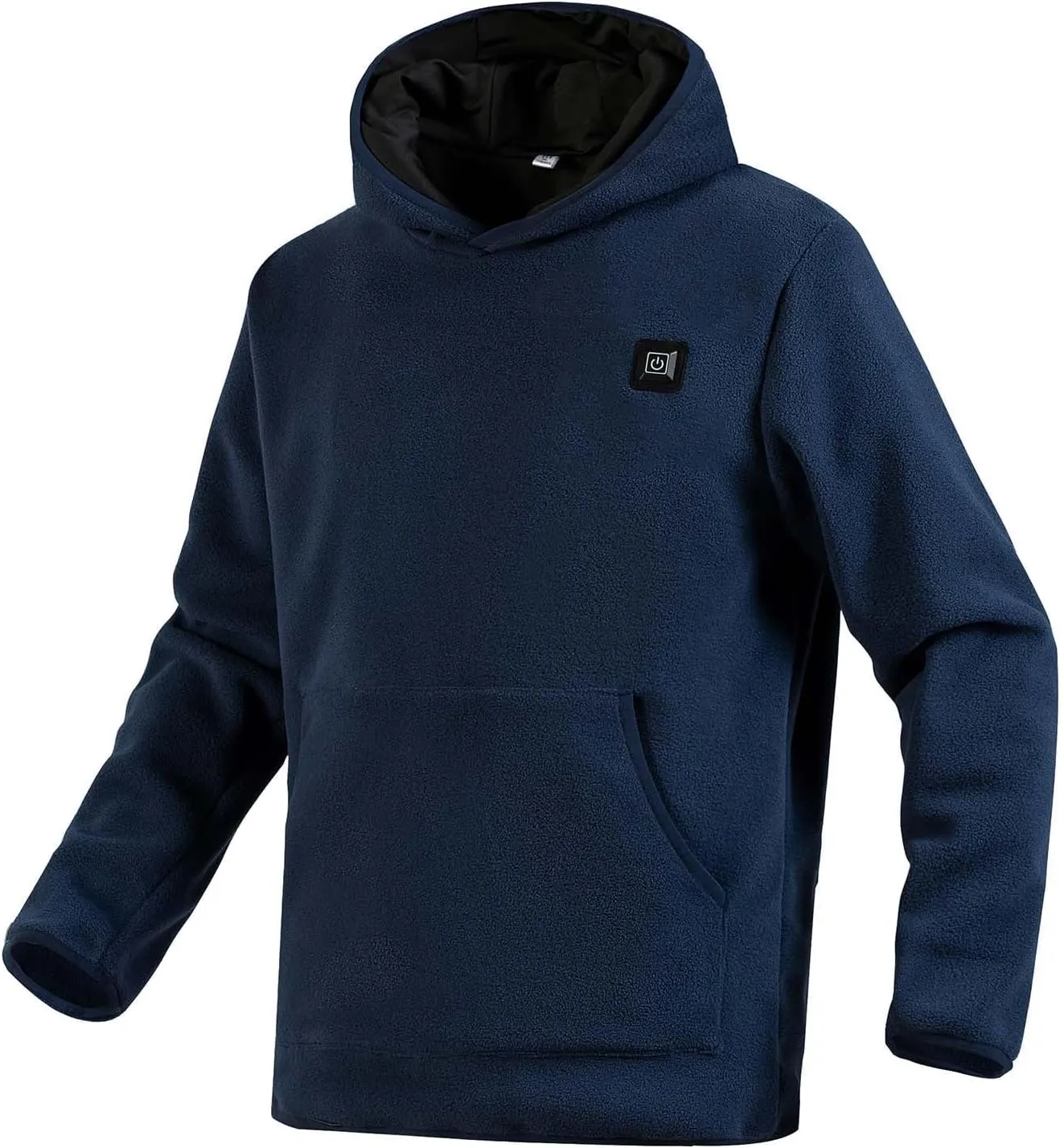 Heated Hoodie Unisex Heated Pullover Sweatshirt Thick Warm Hooded Long Sleeve Casual Tops Heating Coat with USB
