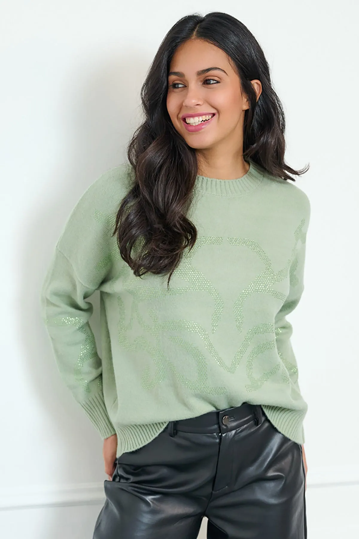 Hot Press Diamond Sweater