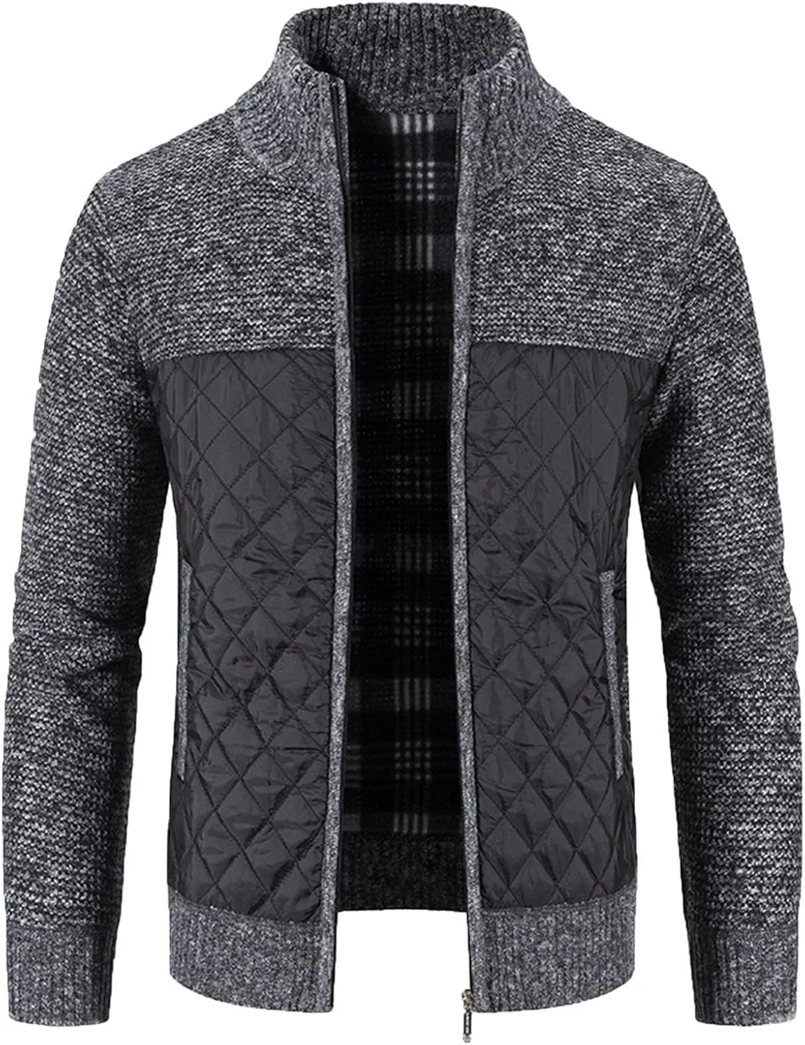 LCMTWX Men's Thicken Warm Winter Coat Solid Color Jacket Leather Windbreaker Long Sleeve Coats Warm Long Winter Jackets