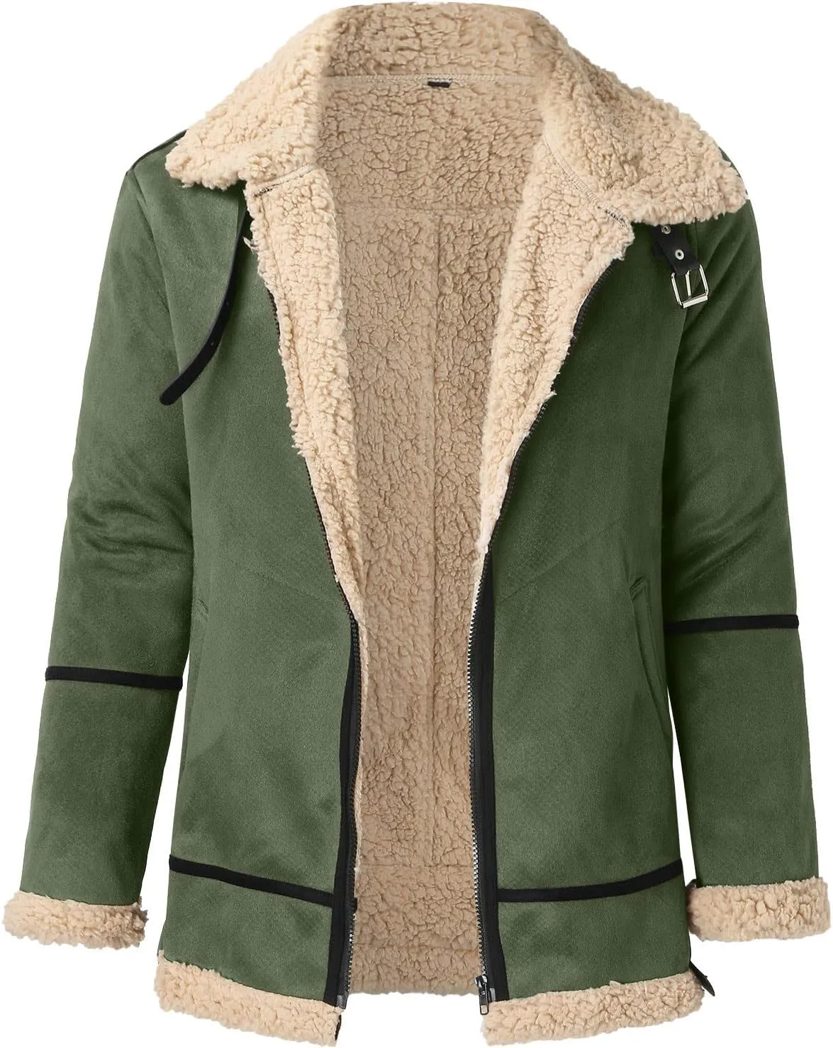 LCMTWX Men's Thicken Warm Winter Coat Stand Collar Knitted Splice Sweater Coat Casual Cardigan Stylish Winter Jackets for
