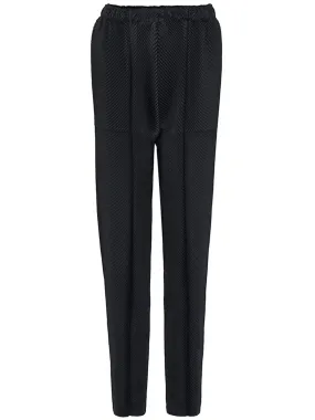 Leather Like Pleats Pleated Pants
