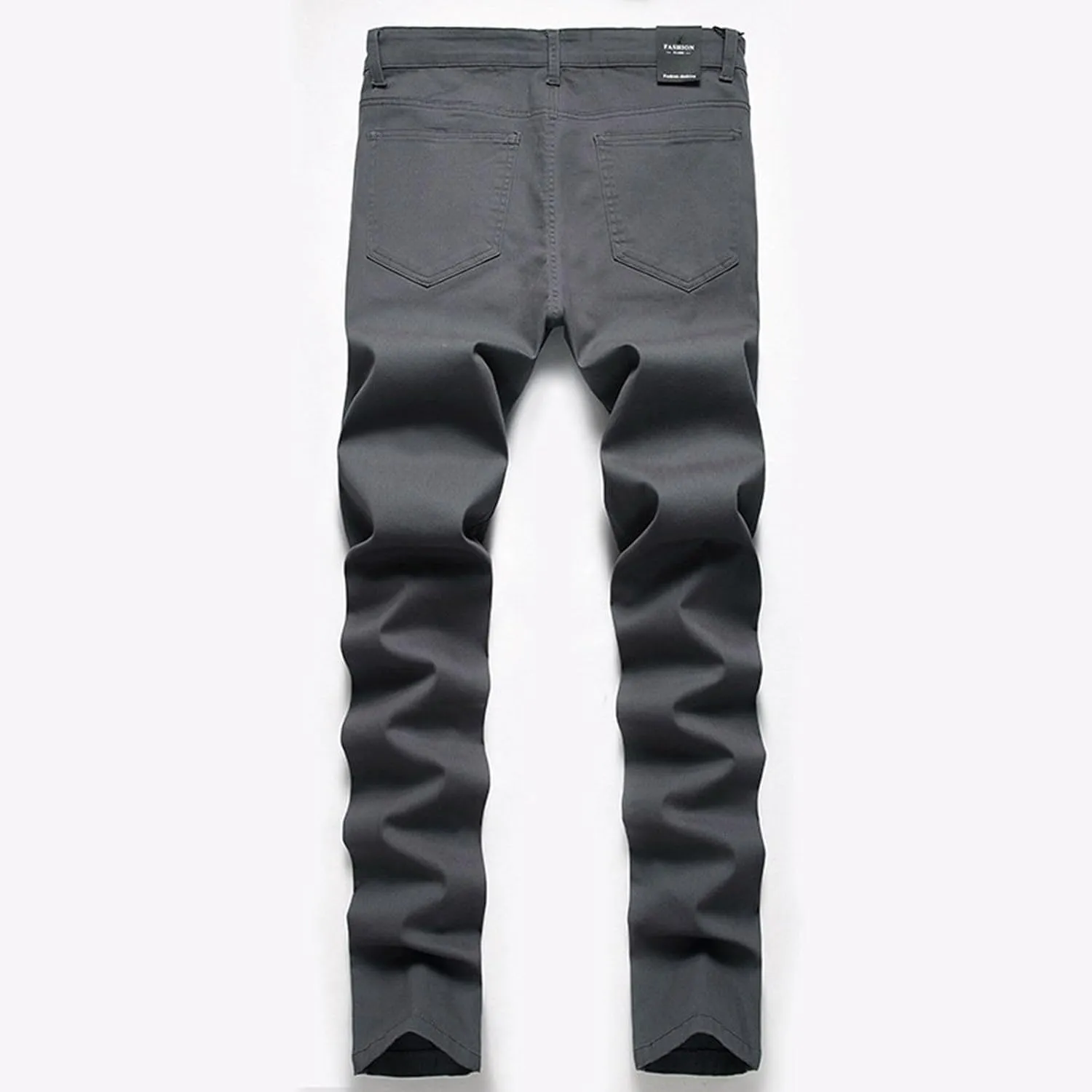 Mens Pants Jeans Slim Fit Loose Fit Straight Leg Jeans Comfortable Flexible Denim Pants Hip Hop Streetwear