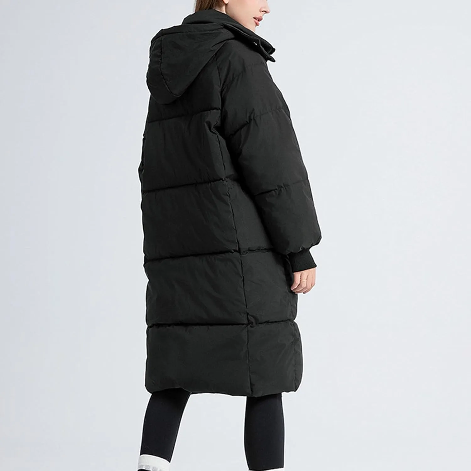 Quilted Jackets for Women Oversized Fleece Lined Down Jacket Plain Zip Up Parka Stylish Trending Now Hoodie Coats