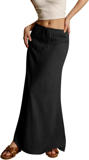 Summer Skirts for Women Elastic Waist Peasant Cute Going Out Flutter Festival Trendy Country Swing Skirts for Women Trendy