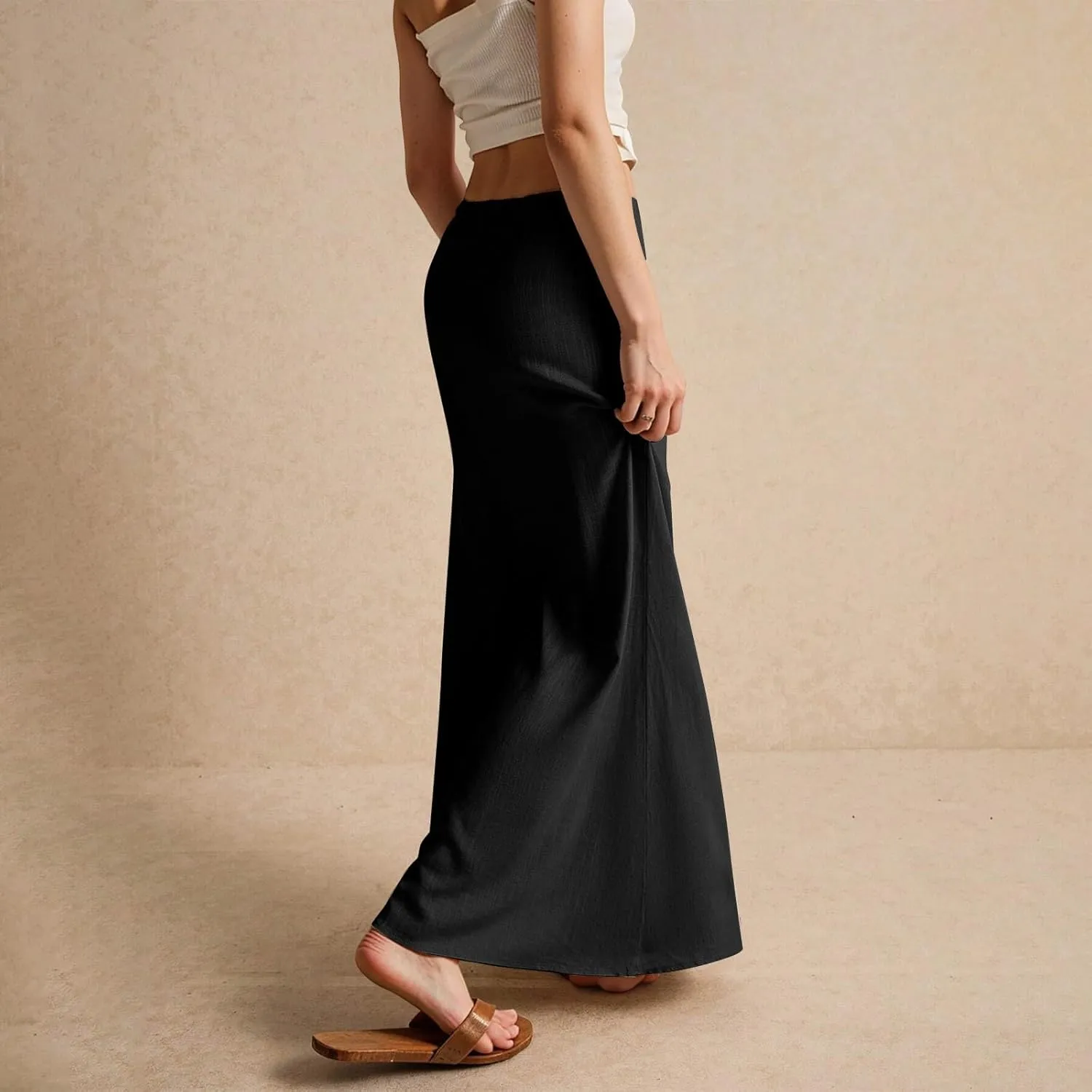 Summer Skirts for Women Elastic Waist Peasant Cute Going Out Flutter Festival Trendy Country Swing Skirts for Women Trendy