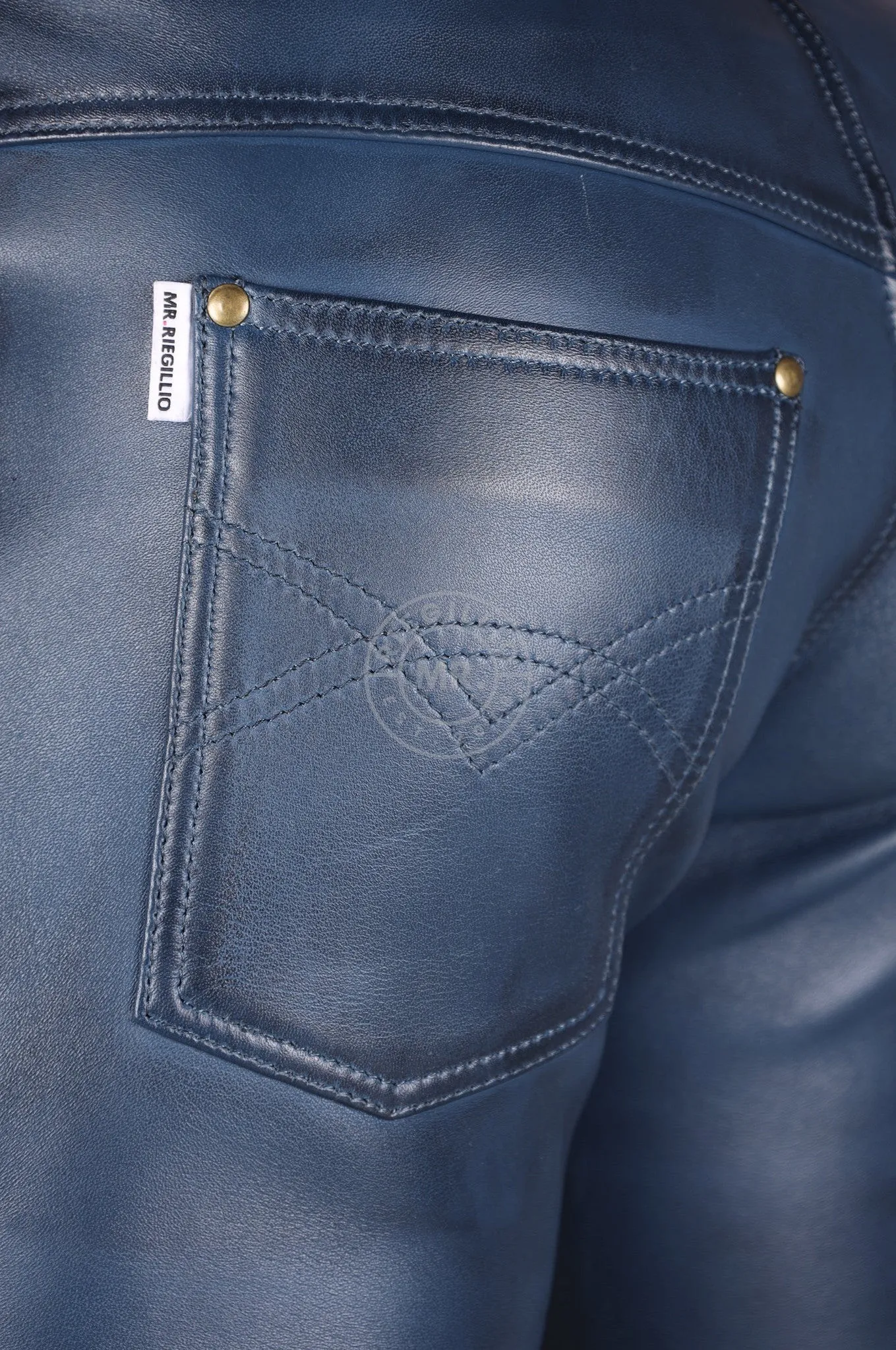 Washed Jeans Blue 5 Pocket Pants