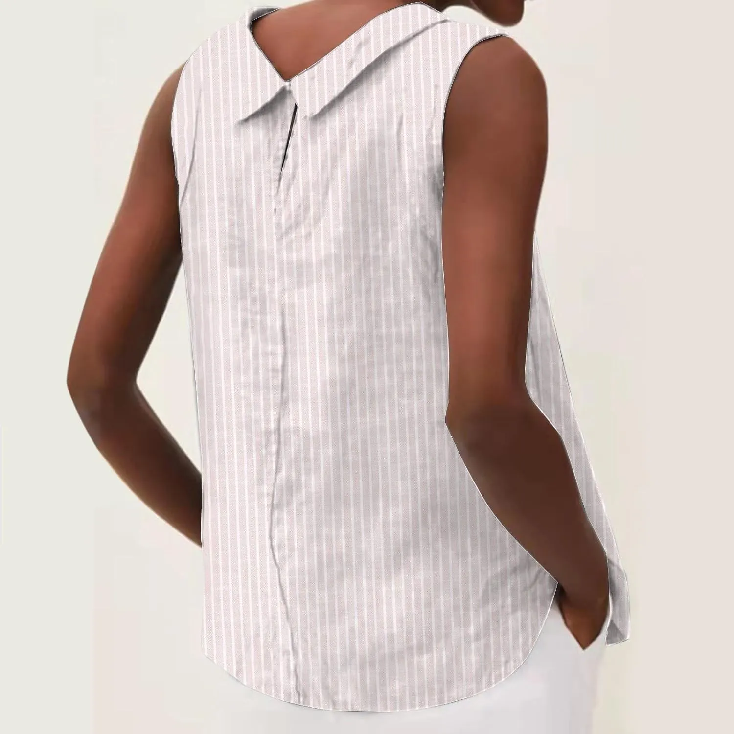 Womens Linen Crop Tank Tops Casual Cute Summer Sleeveless Shirts Cropped Cotton Linen Tops Loose Fit Blouse Vest