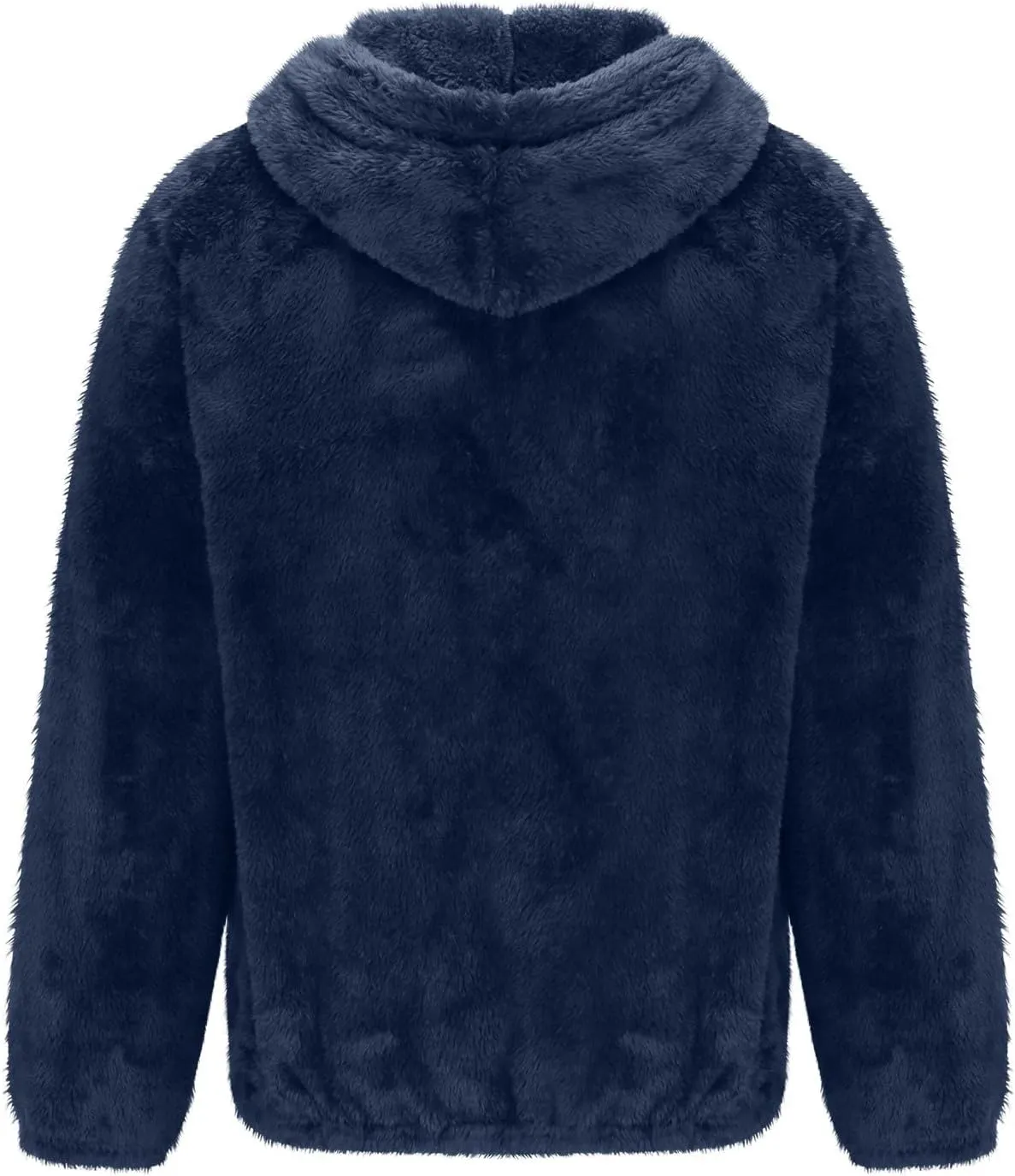 Zeiyignr Men's Sherpa Hoodie Jacket Fleece Lined Zip Up Warm Hoodies Sweatshirt Winter Fluffy Fuzzy Sweater Warm Hooded Coat